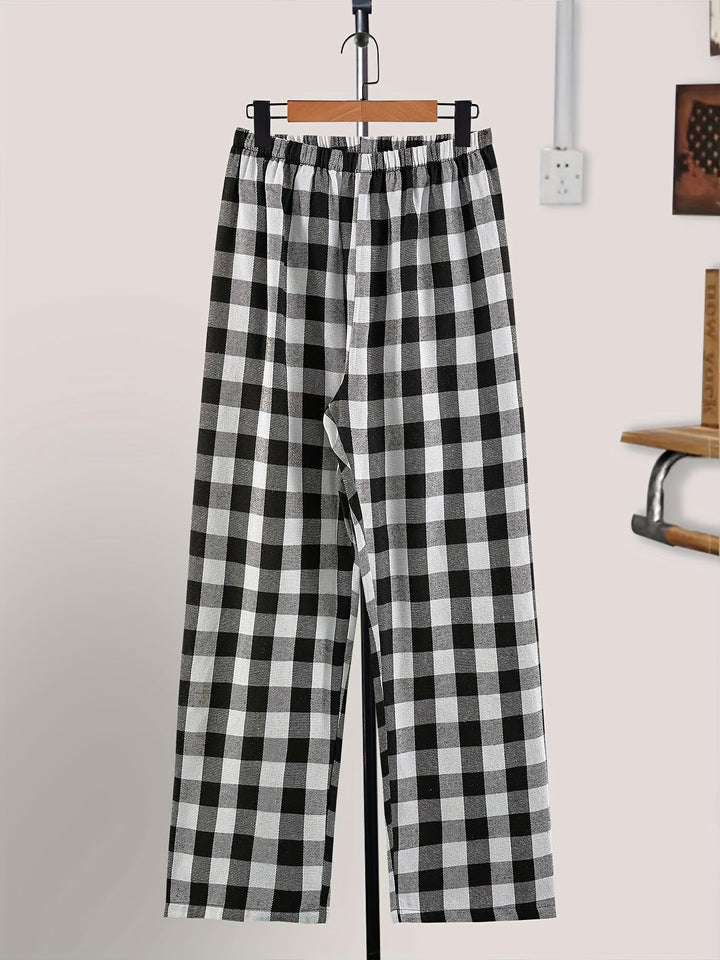 Levoire | Pantalons De Pyjama À Carreaux Rouges Et Noirs