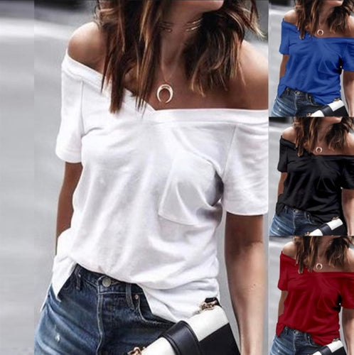 T-shirt femme à épaules dénudées Levoire