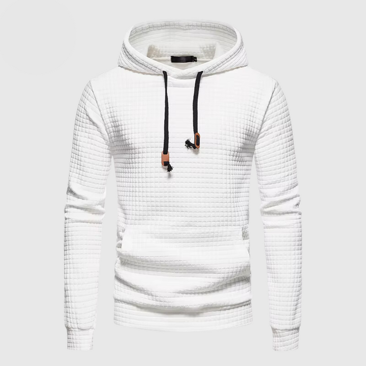 Levoire | Sweat à capuche d'automne pour hommes Blanc