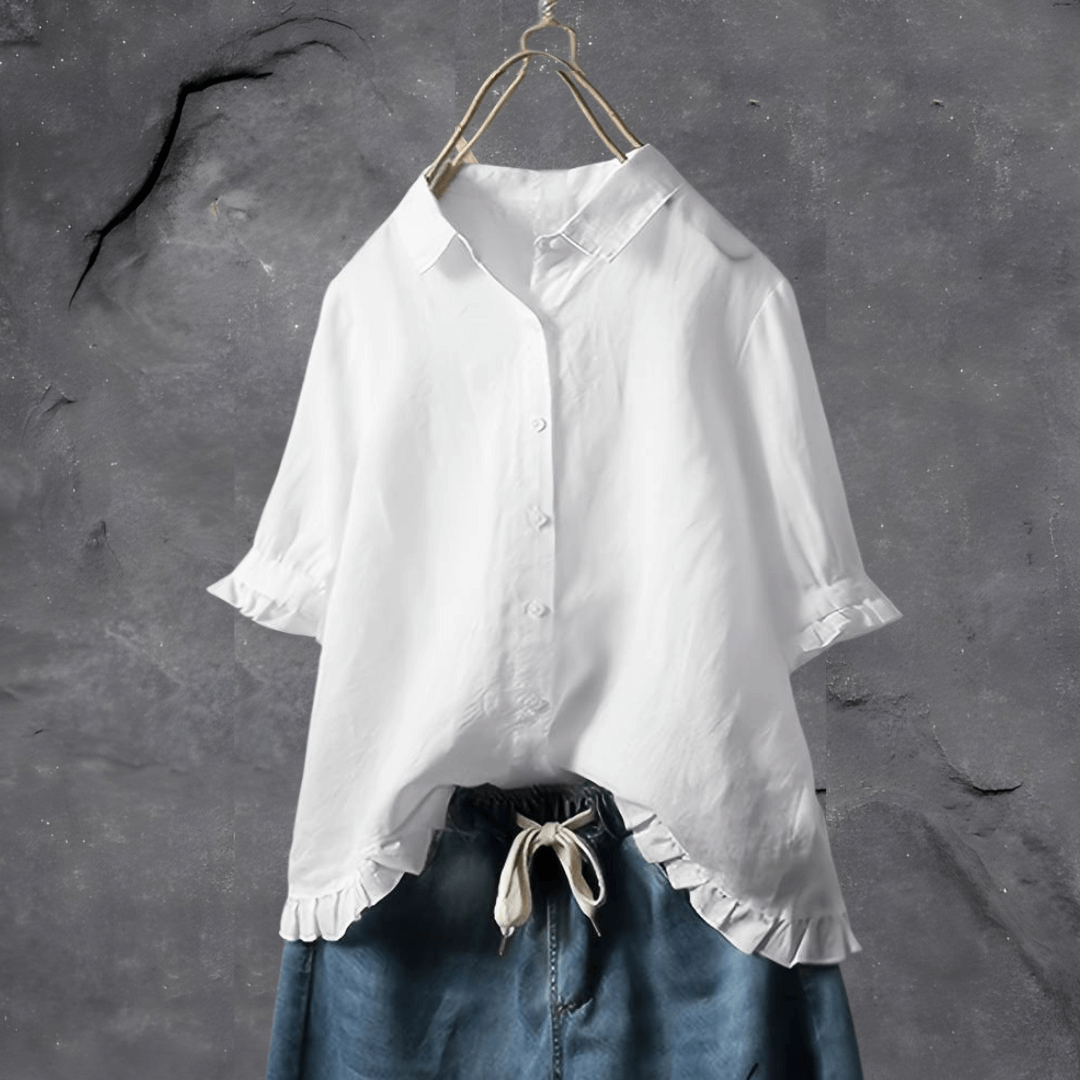 Levoire | Chemise en coton confortable Blanc