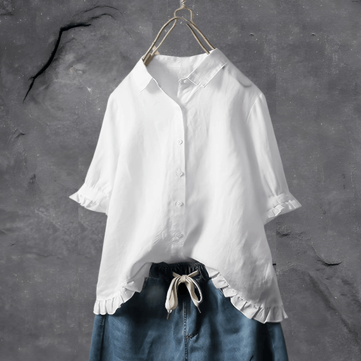 Levoire | Chemise en coton confortable Blanc