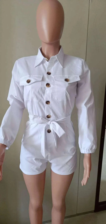 Levoire | Rento combinaison en tissu blanc