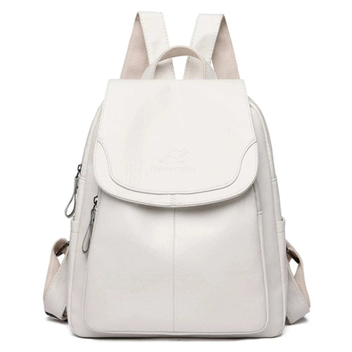 Levoire | Sac À Dos En Cuir Élégant Avec Protection Anti-Vol Pour Femmes