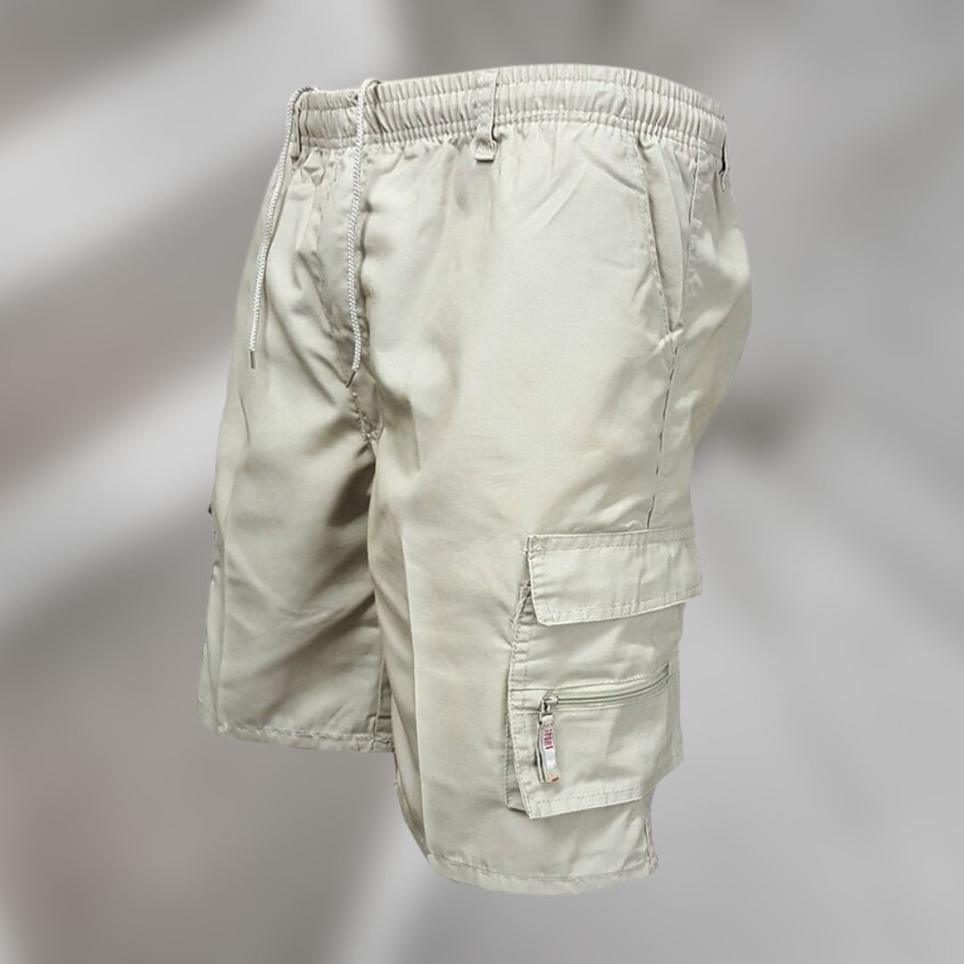 Levoire | Shorts Imperméables Pour Hommes Avec Poches Beige