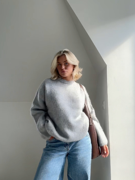 Levoire | Pull Pour Femmes Avec Encolure Ronde Pour Un Look Moderne
