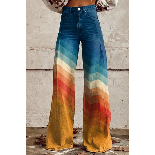 Levoire | Pantalon Femme À Coupe Large Chevron