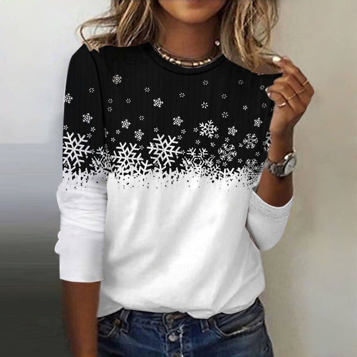 Levoire | Shirt Décontracté Avec Flocon De Neige Noir