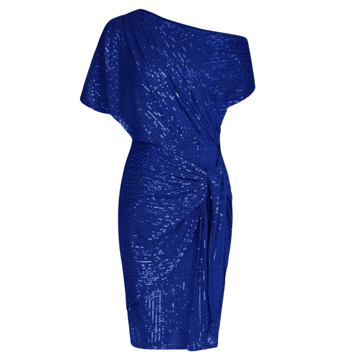 Levoire | Robe élégante en sequins ajustée pour femmes Bleu