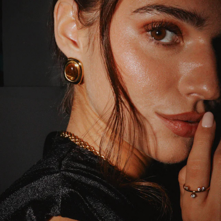 Levoire | Boucles D'Oreilles Viininkorjuu En Pierre Précieuse