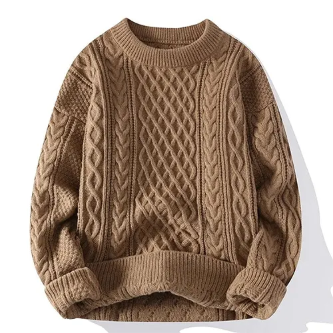 Levoire | Pull homme chaud Kaki