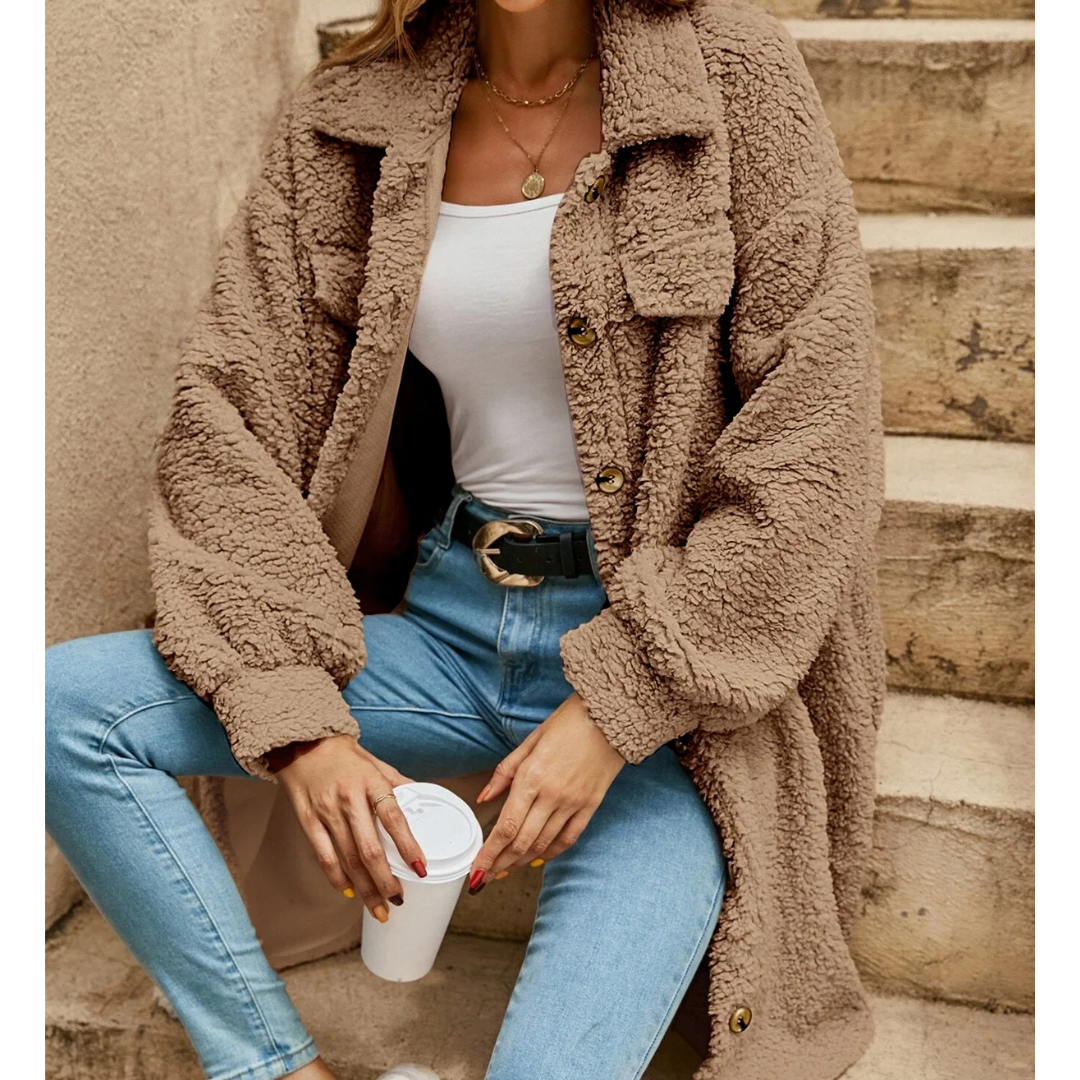 Levoire | Manteau Câlin Long Khaki