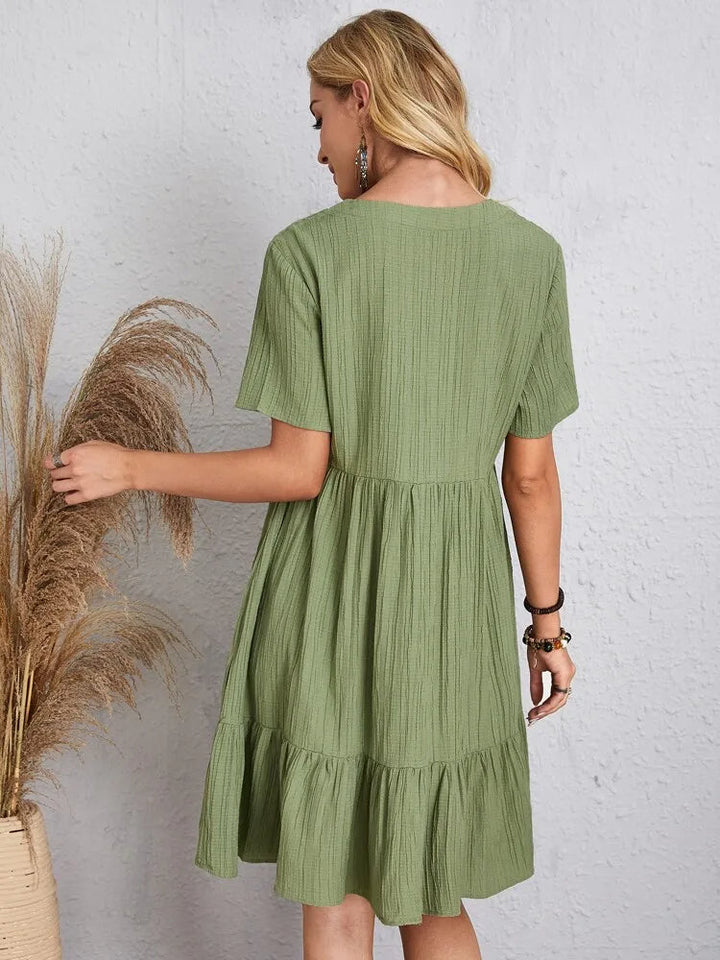 Levoire | Robe D'Été Stylée À Décolleté En V