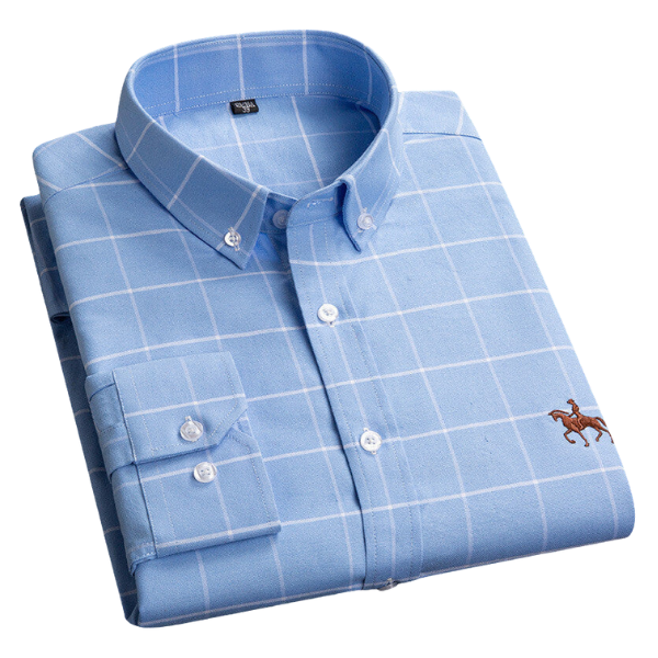 Levoire | Chemise À Carreaux Classique Carreaux bleus