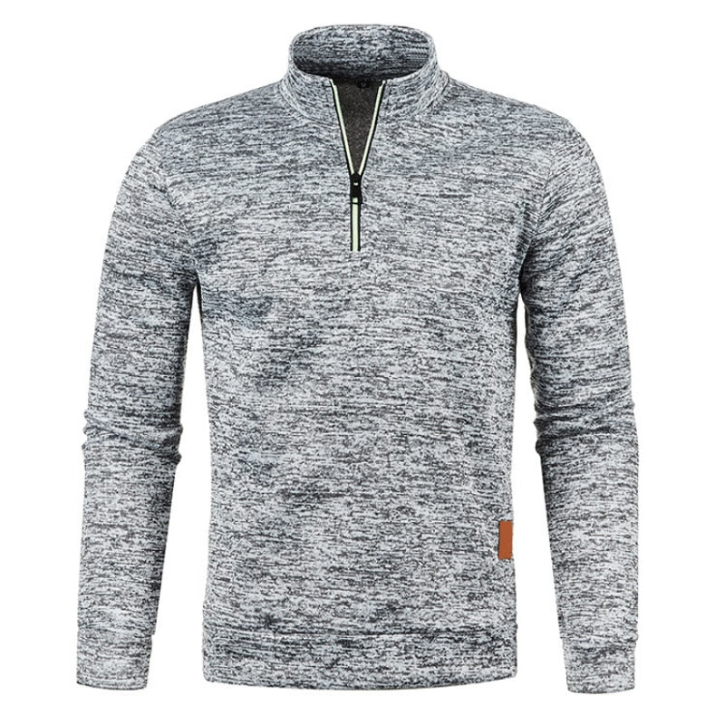 Levoire | Châssis En Tricot Chaud Avec Col Gris clair