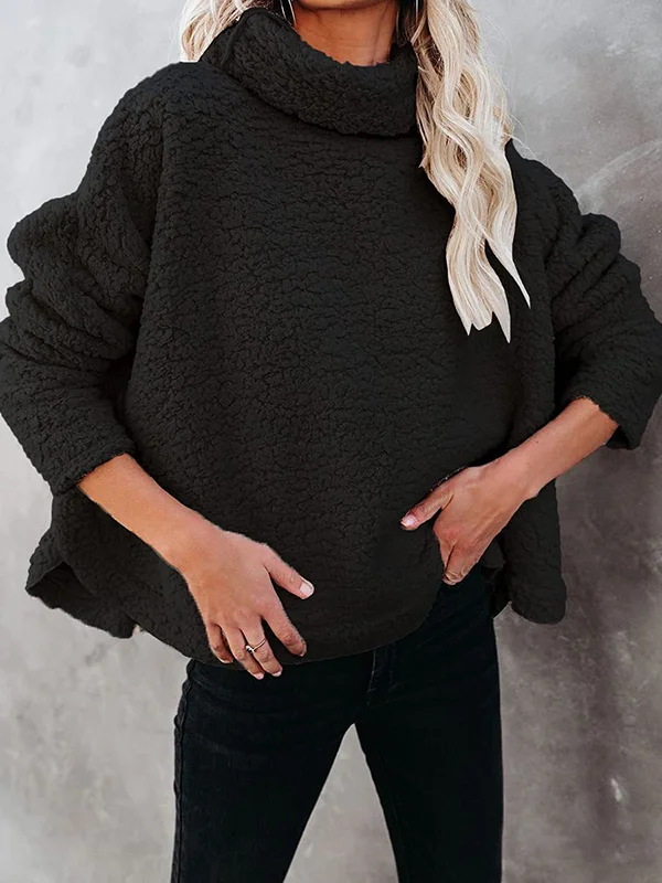 Levoire | Pull Décontracté Coupe Ample Avec Col Haut Et Manches Longues