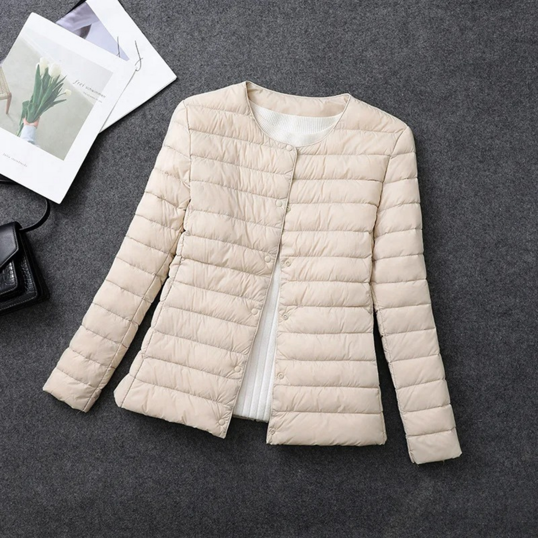 Levoire | Veste En Duvet Matelassée Légère Blanc