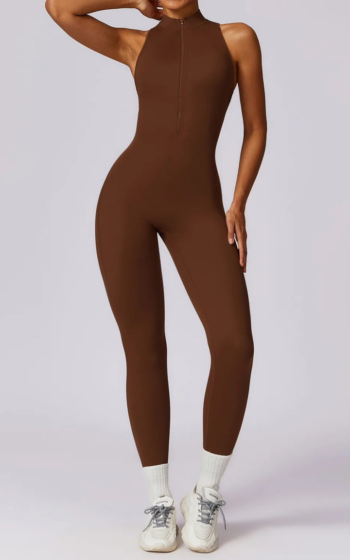 Levoire | Sport Femmes Taillée Dos Ouvert Performance Braun