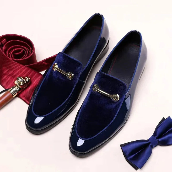 Levoire | Grandes Chaussures Vernies Formelles bleu