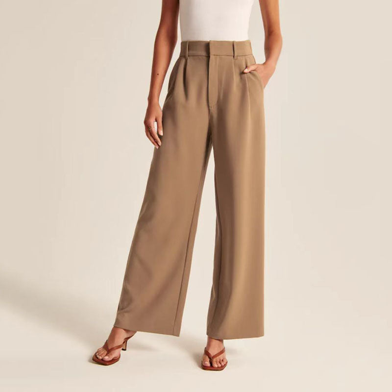 Levoire | Pantalons Larges Femmes Braun