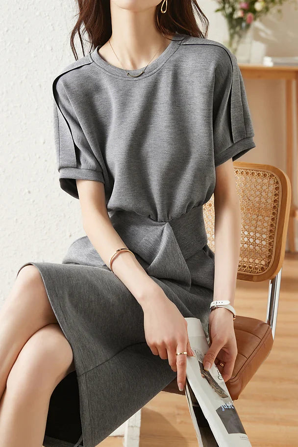 Levoire | T-shirt extensible et jupe longue extensible