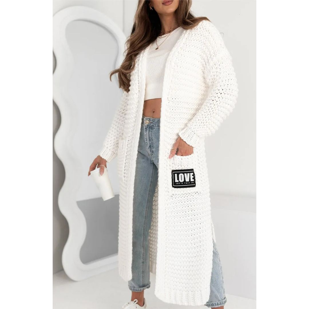 Levoire | Lssige Lange Vest Fr Femme Blanc