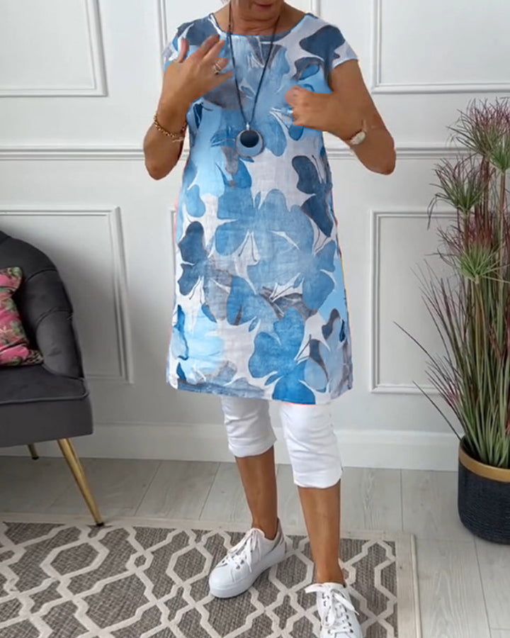 Levoire | Robe chemise avec imprimé papillon