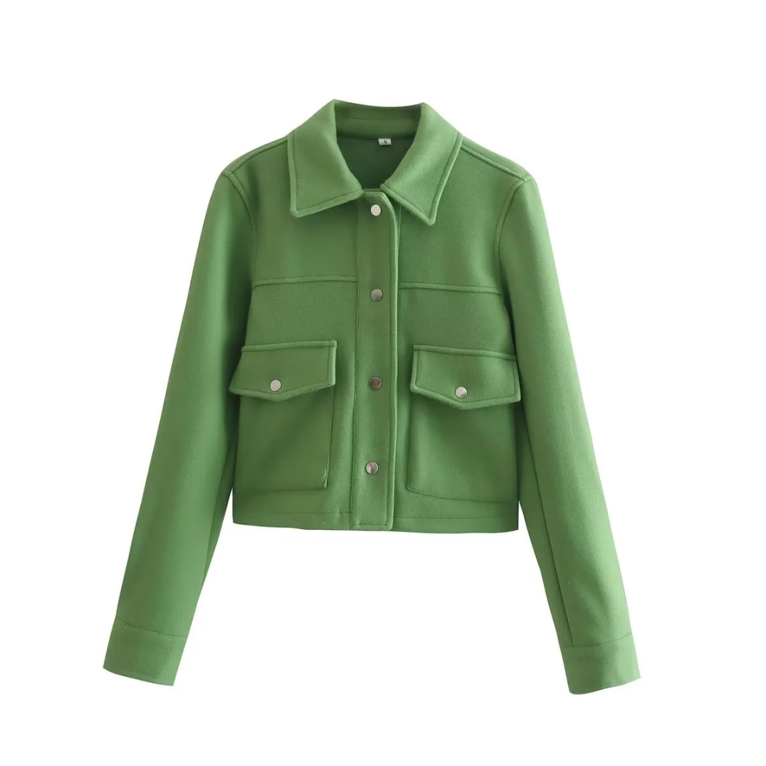 Levoire | Veste courte pour femmes bombers Vert