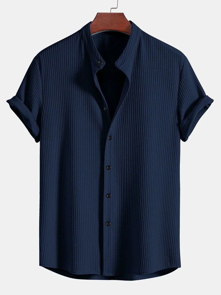 Levoire | Chemise Homme Confortable Bleu foncé
