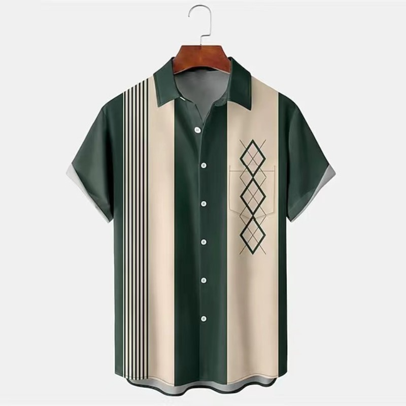 Levoire | Chemise décontractée élégante pour homme Vert