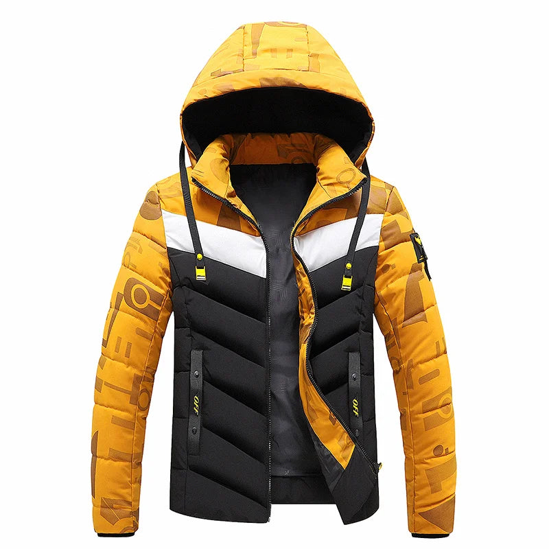 Levoire | Parka Idéal Veste Pour Hommes Jaune