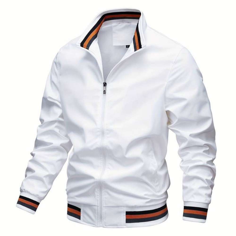 Levoire | Veste Sportive Zippée Pour Homme Blanc