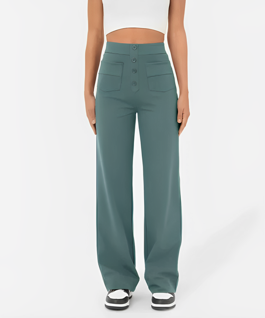 Levoire | Pantalons de loisirs élastiques taille haute Serpentin