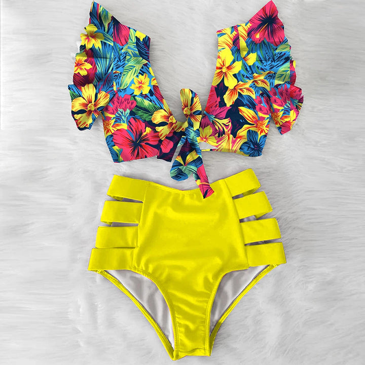 Levoire | Bikini Eline Tropical - Coloré Et Sexy Titan-Jaune