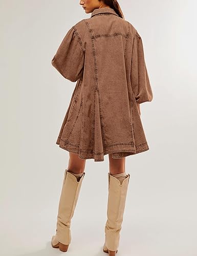 Levoire | Robe Longue Avec Des Manches Bouffantes Pour Femmes
