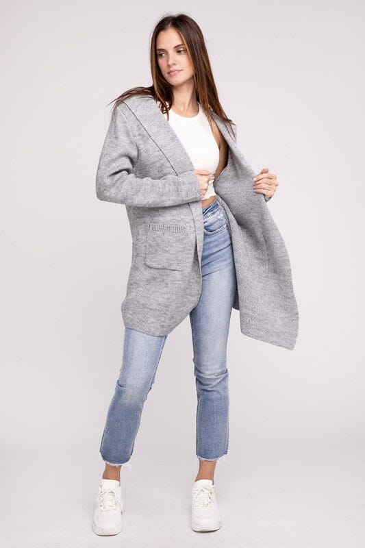 Levoire | Pull À Capuche Pour Homme À L'Avant Ouvert Cardigan