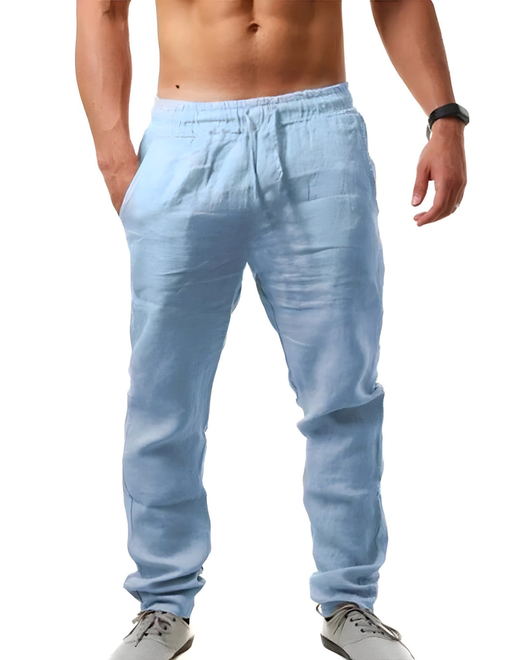 Levoire | Location De Pantalons En Toile Ciel bleu