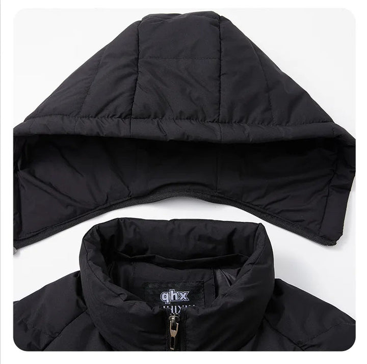 Levoire | Veste D'Hiver Légère Et Chaude Pour Hommes Avec Capuche Amovible