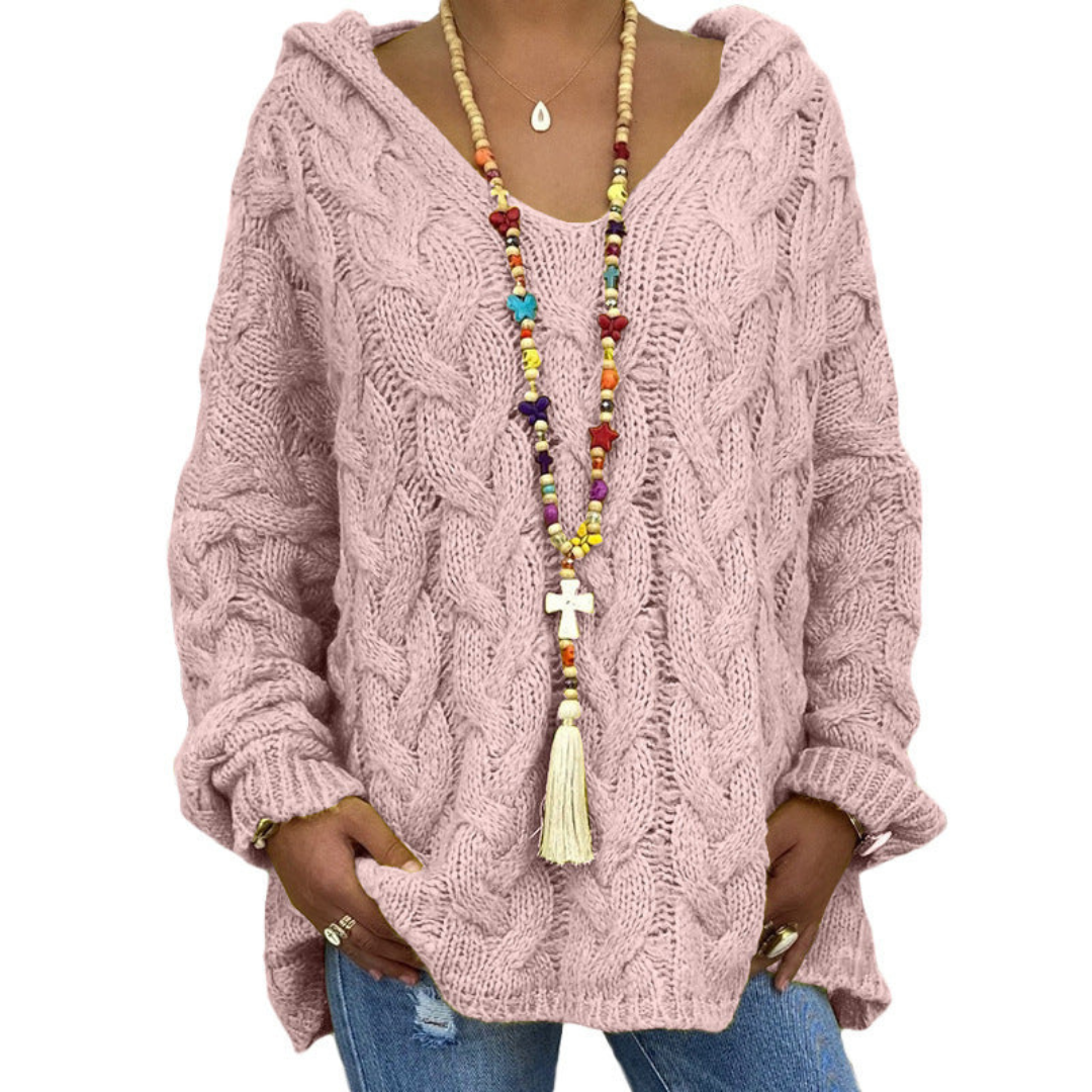 Levoire | Pull à manches longues pour femmes confortable Rose