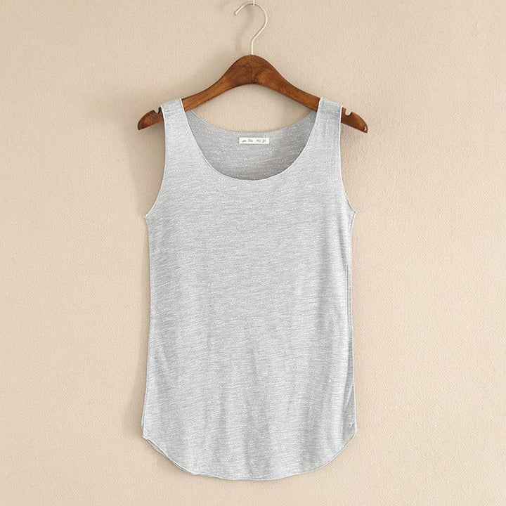 Levoire | Débardeur avec Tissu Légère et Confortable pour Femmes Gris clair