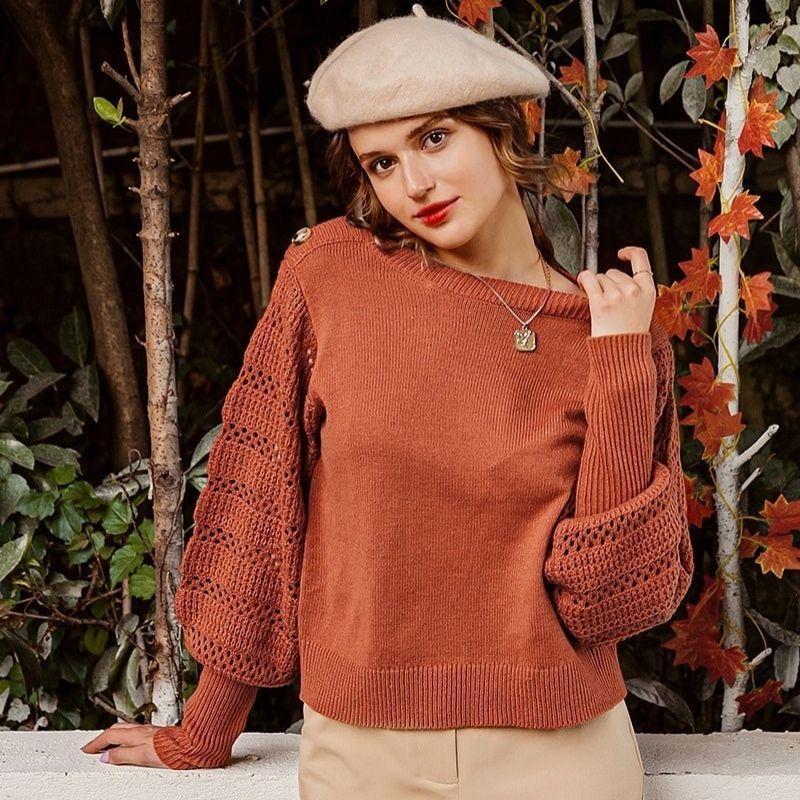 Levoire | Pull Femme Avec Design Unique Des Manches