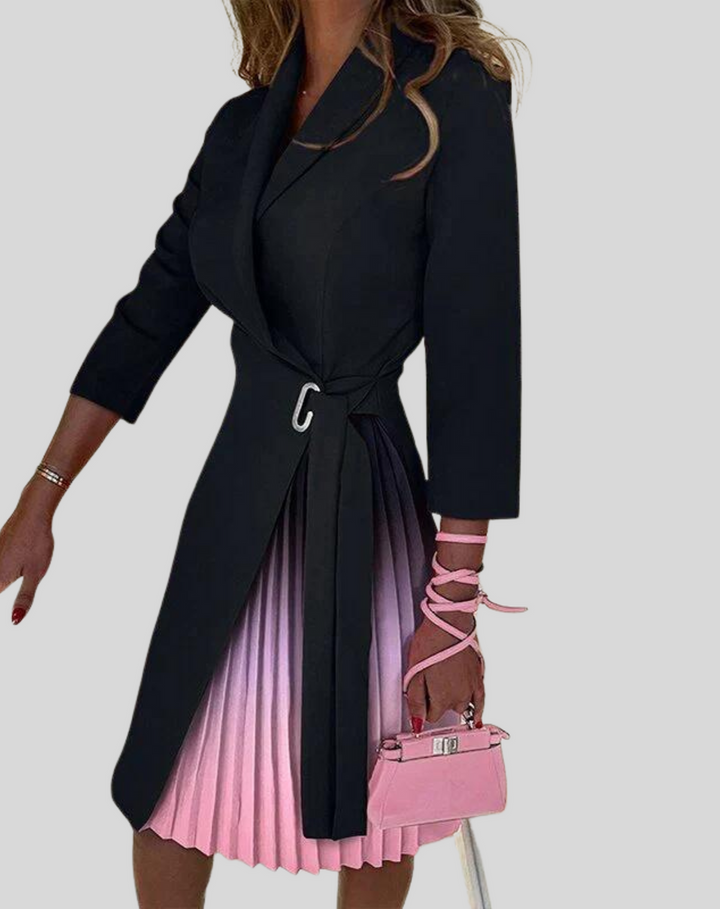 Levoire | Robe Blazer À Pois Rose clair Noir