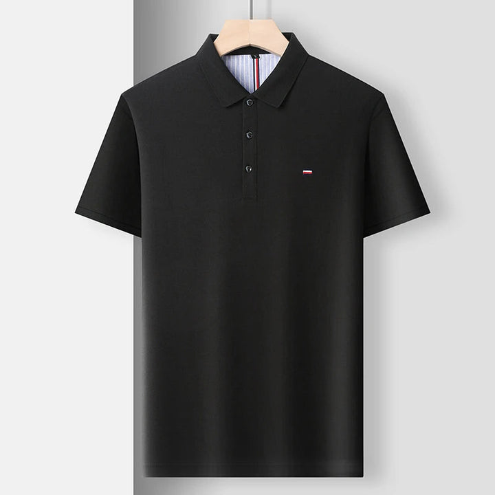 Levoire | Polo respirant pour hommes Noir