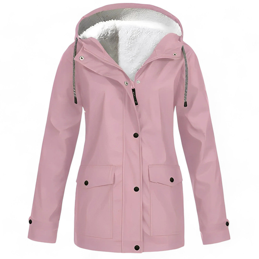 Levoire | Fleecegeftterter Manteau De Pluie Rosa