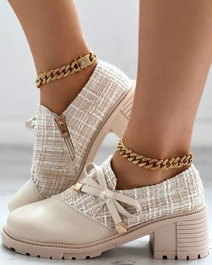 Levoire | Bottes Lisses Hautes Avec Fermeture Éclair Blanc