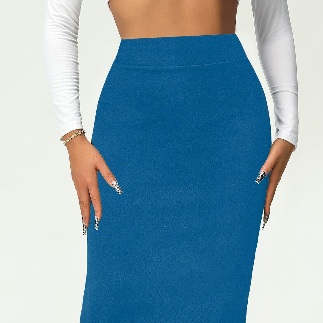 Levoire | Jupe Courte Unie À Taille Haute