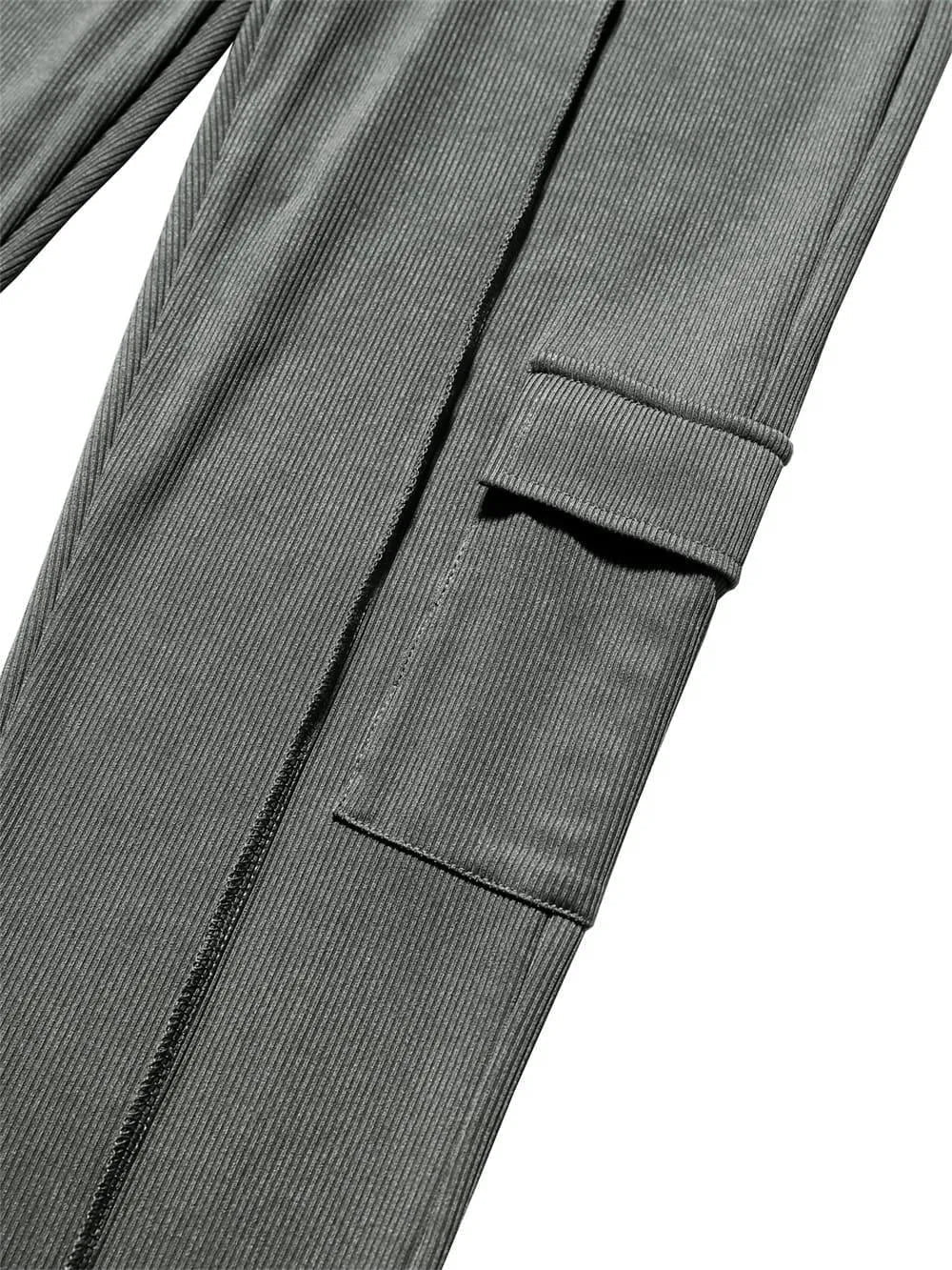 Levoire | Pantalons slim-fit à taille haute légèrement évasés