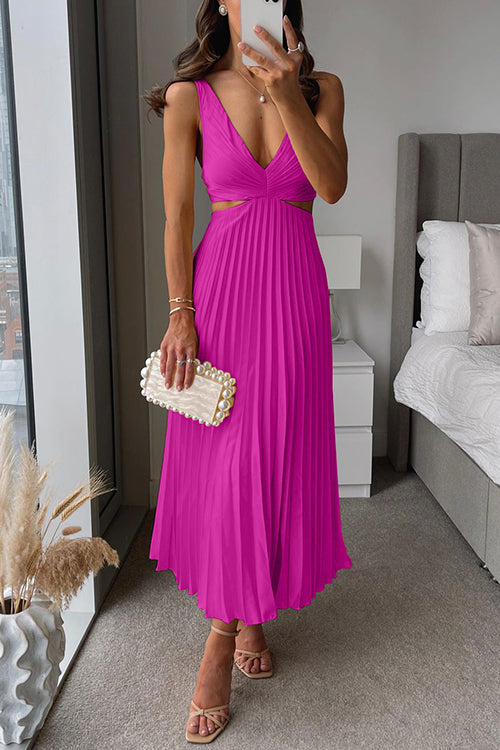 Levoire | Sol | Robe sans manches de Noah rouge pourpre