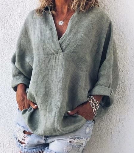 Levoire | Belle Chemise Tendance Pour Femmes Gris