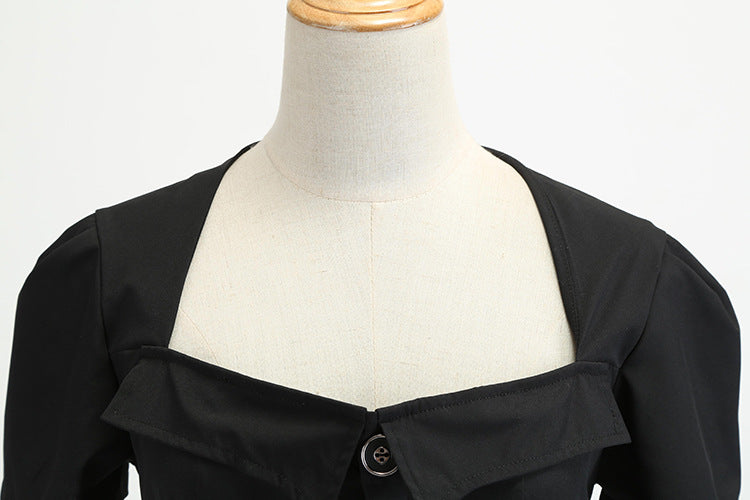 Robe swing pour femmes avec corsage ajusté et jupe large fluide Levoire