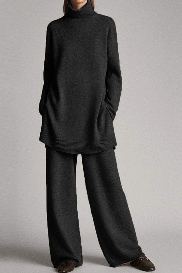 Levoire | Ensemble de cardigan extensible Noir